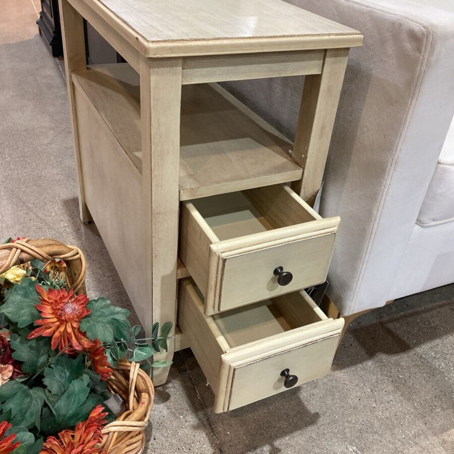 Marcus Chairside 2-Drawer Side Table - image-6