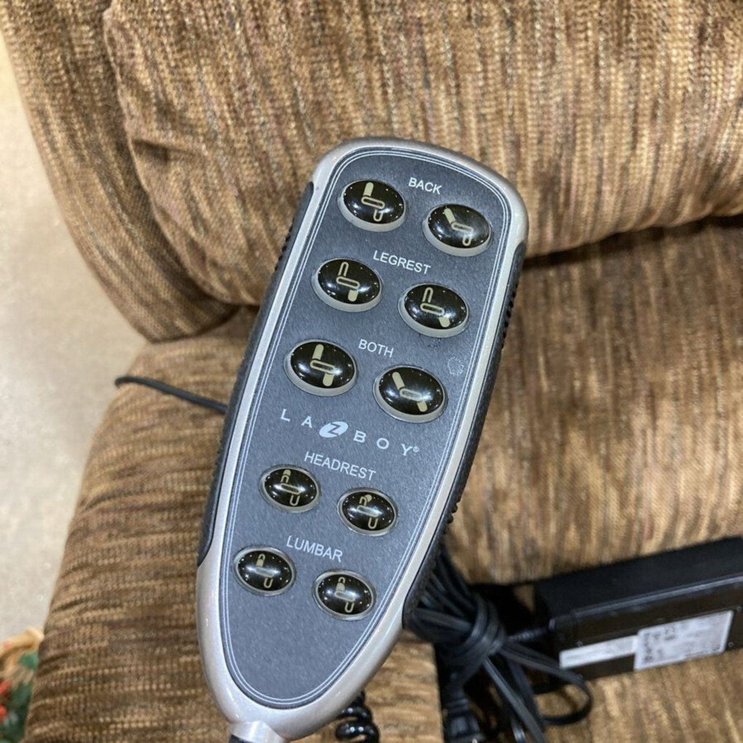 Padded Fabric Power Recliner - image-5