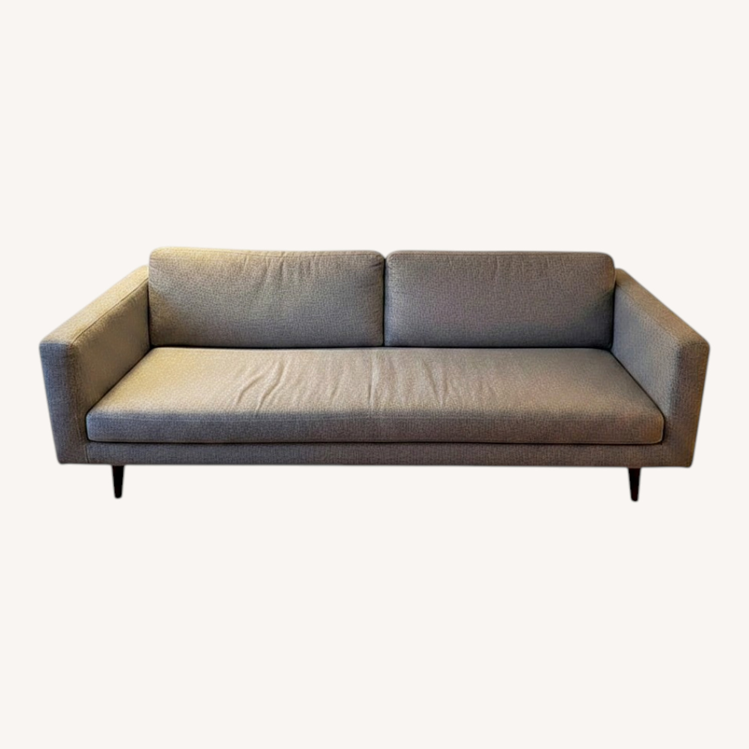 Light Gray Fabric 2 Seater Sofa - image-0