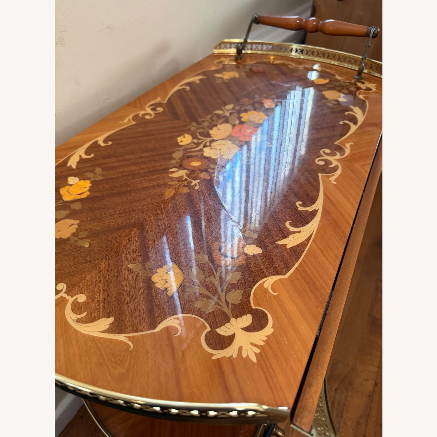 Drop Leaf Tea Trolly - image-2