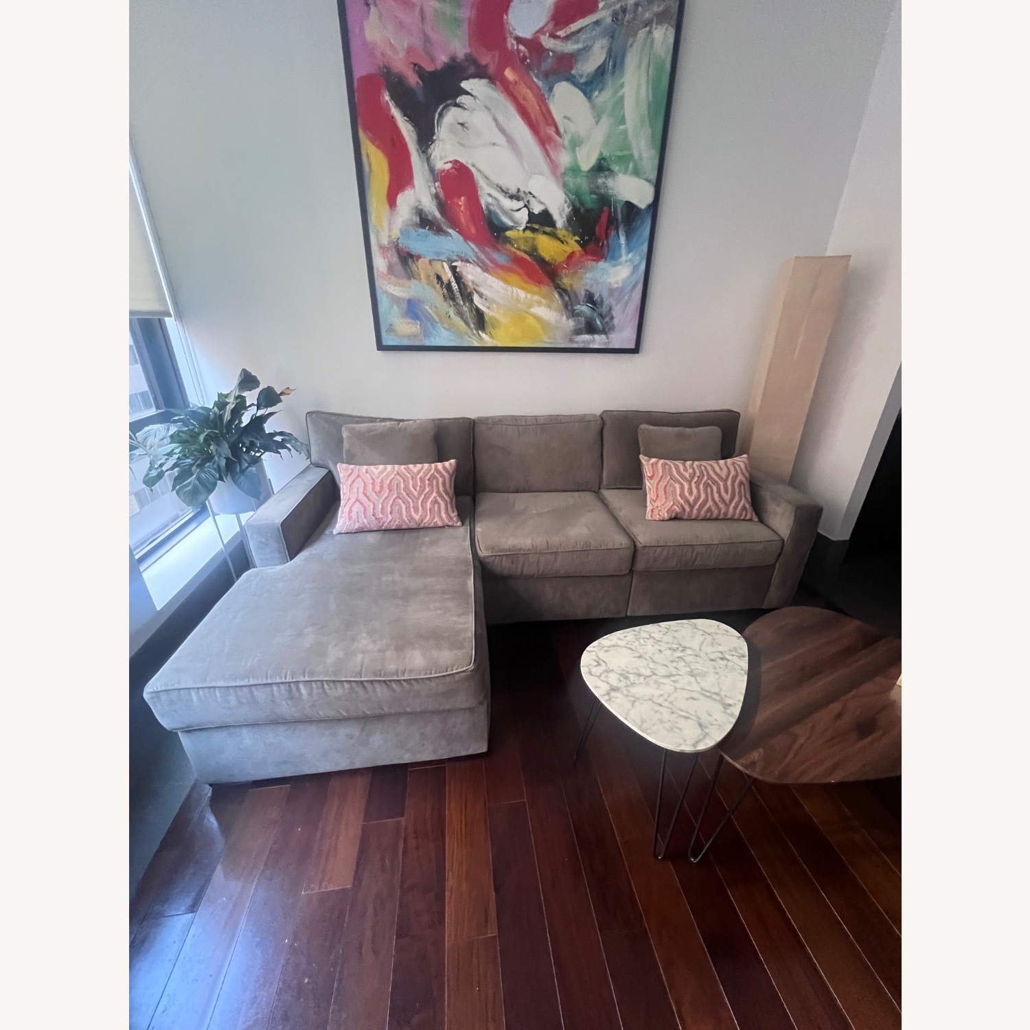 Macy's Radley Sectional Sofa With Chaise Lounge  - image-3