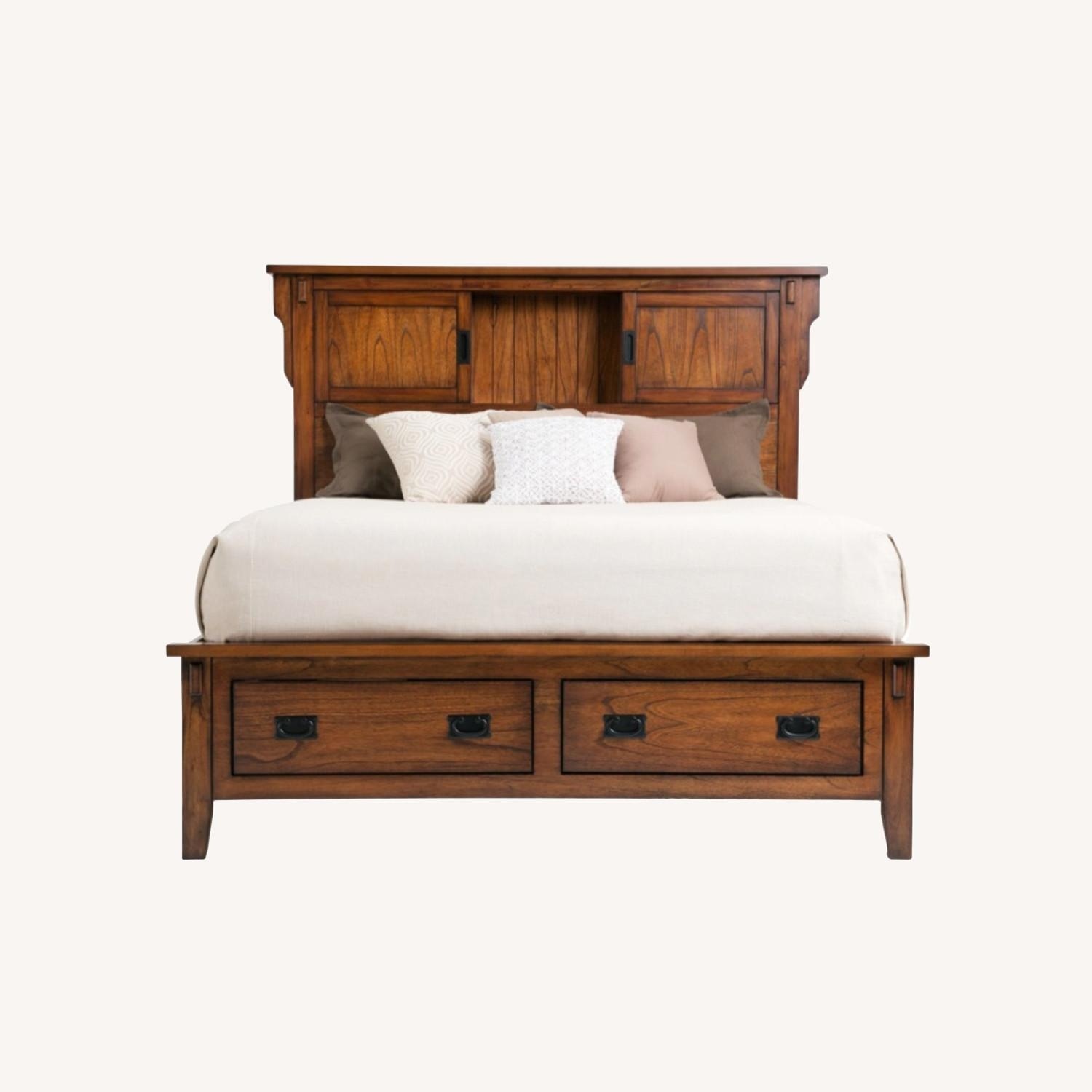 Bob's Discount Furniture Mission Oak II Natural King Bed  - image-6