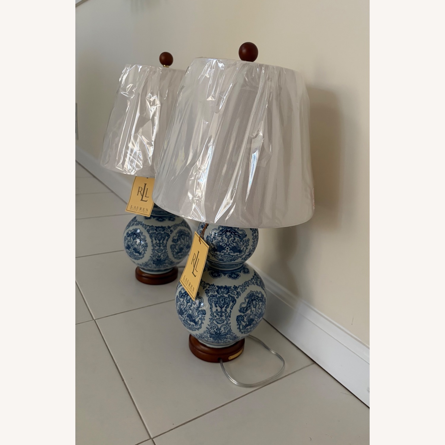 Ralph Lauren Double Gourd Table Lamps - image-6