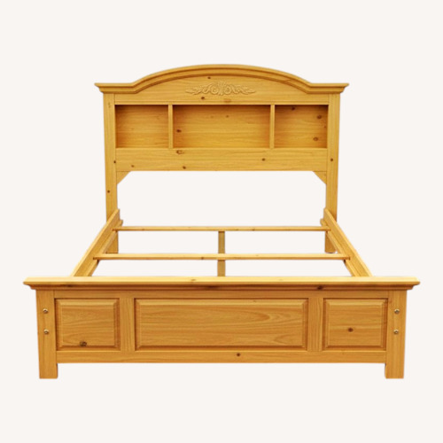 Used Broyhill Fontana Full Oak Bedframe for sale on AptDeco