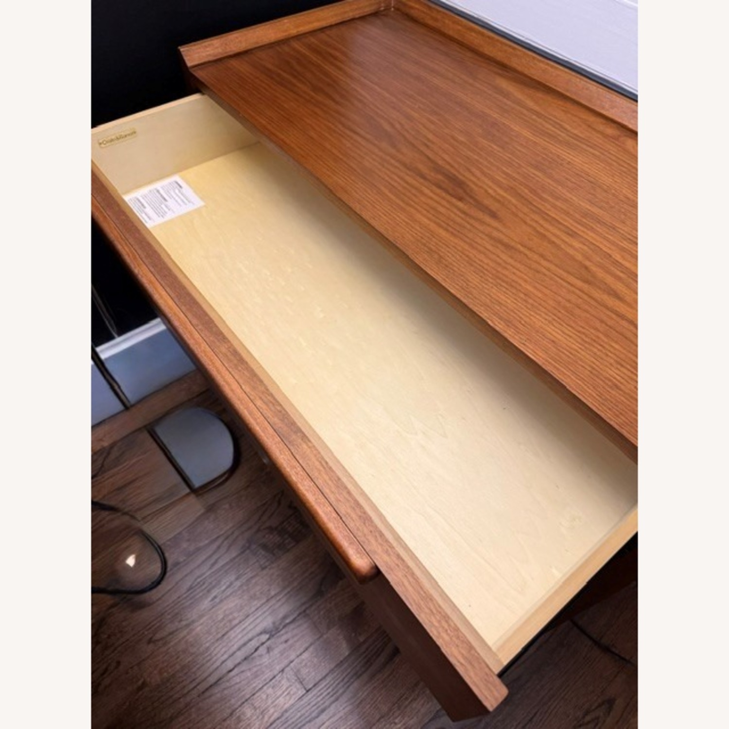 Crate & Barrel Tate Walnut Lateral File Cabinet - image-2