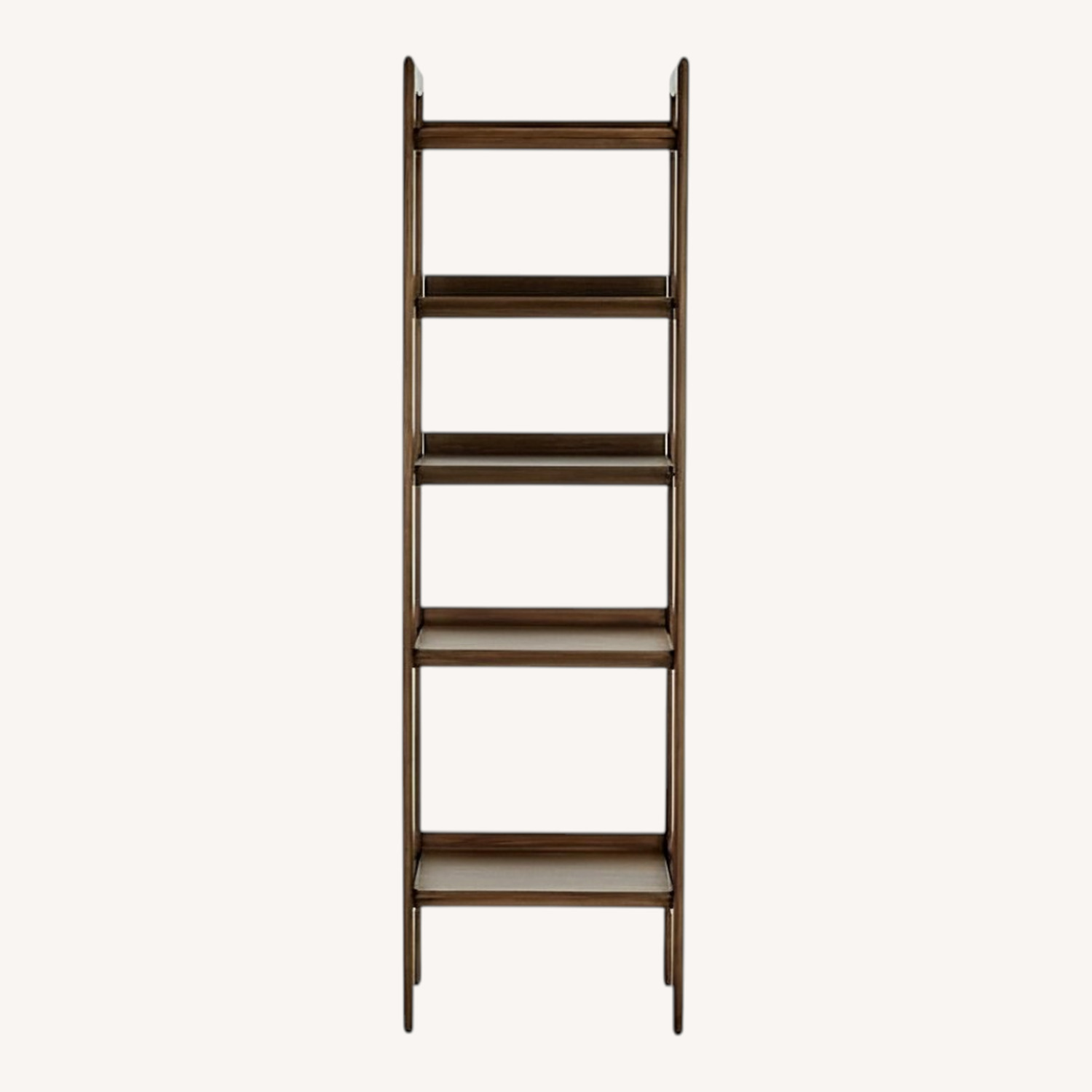 Crate & Barrel Tate 22" Walnut Storage Bookshelf - image-0