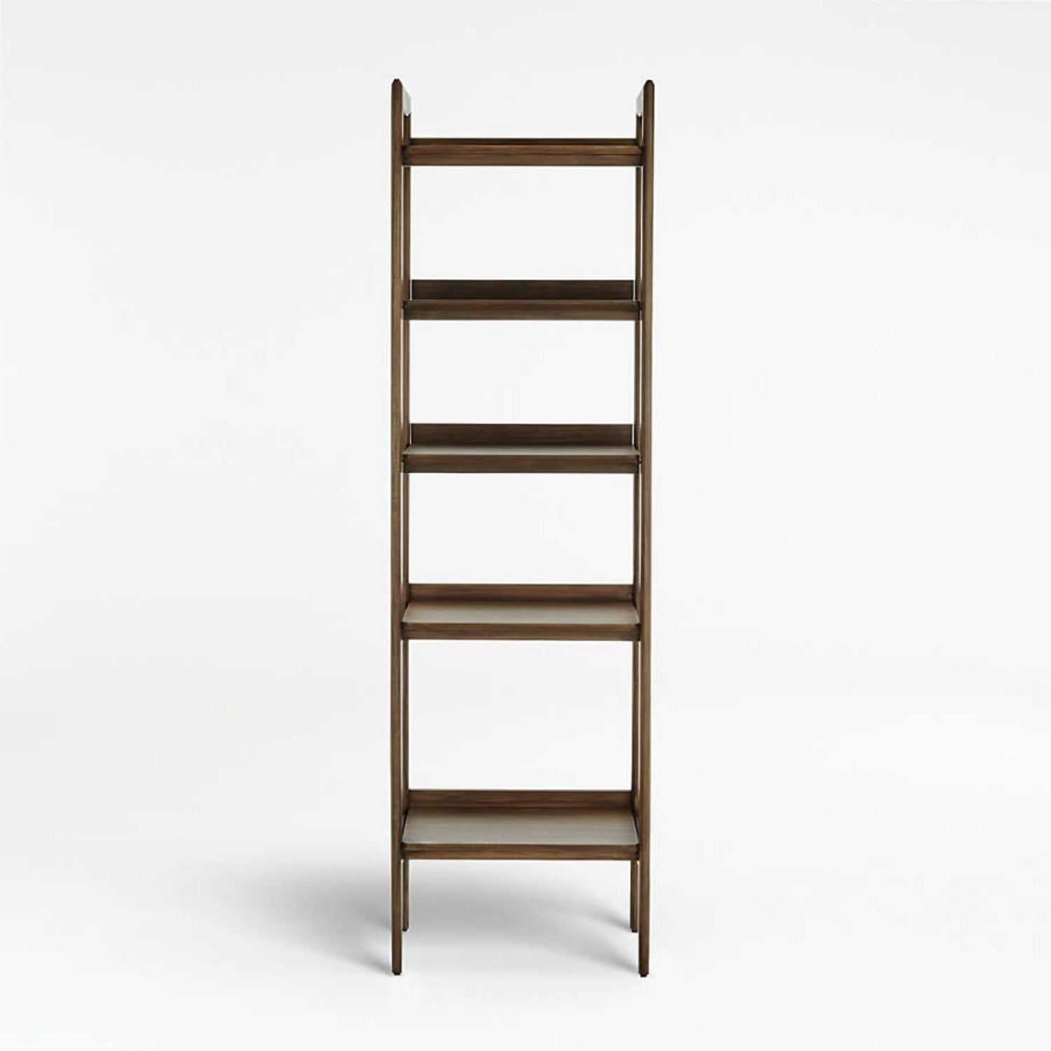 Crate & Barrel Tate 22" Walnut Storage Bookshelf - image-4