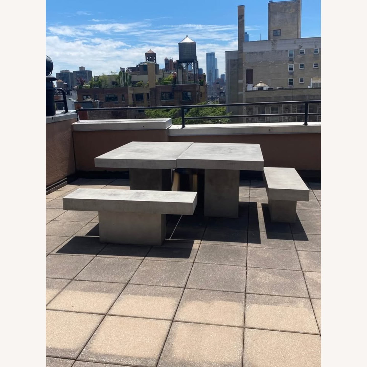 CB2 Fuze Light Gray Concrete Dining Sets - image-3