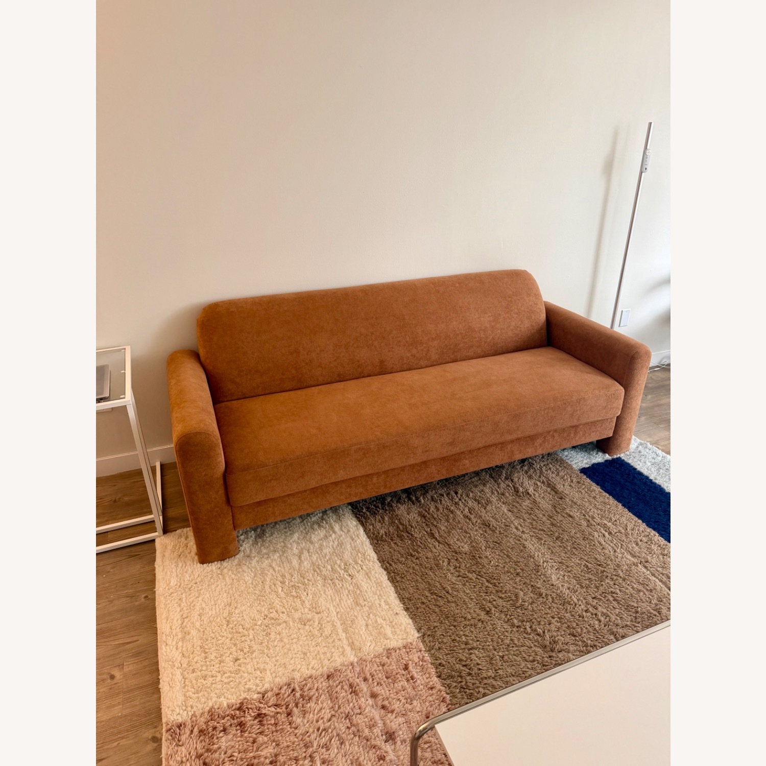 Wayfair Werts Light Brown Fabric 3+ Seater Sofa - image-3