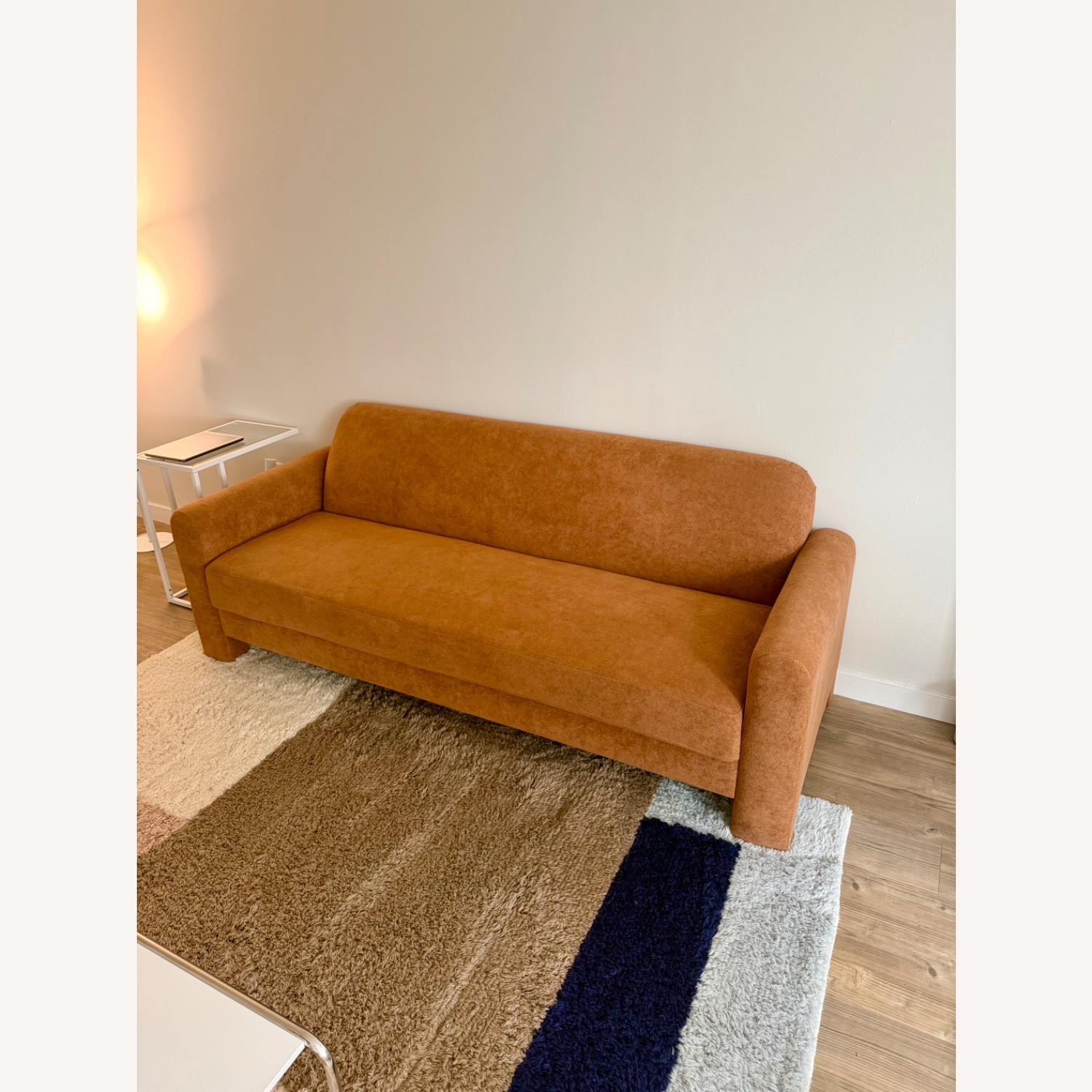 Wayfair Werts Light Brown Fabric 3+ Seater Sofa - image-2