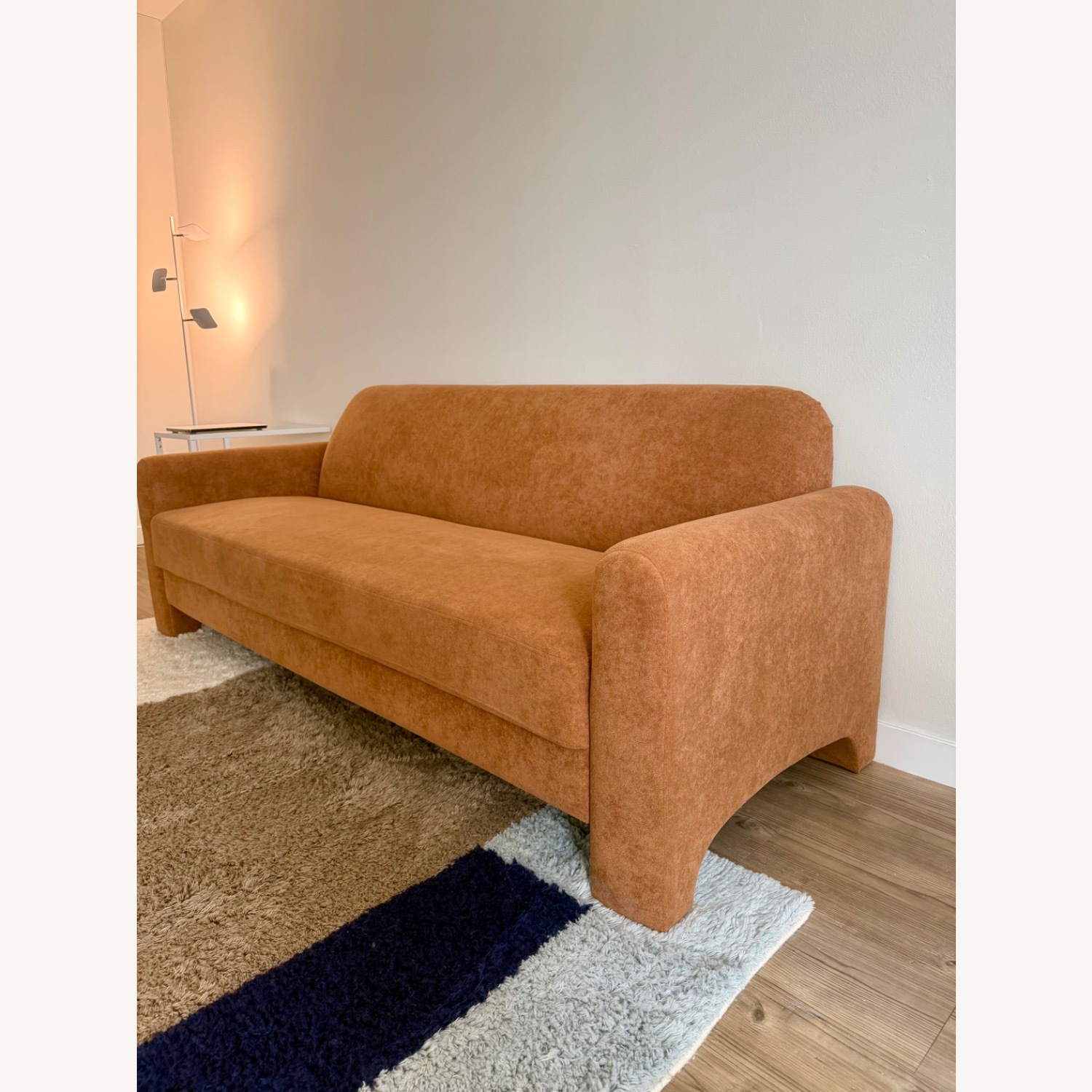 Wayfair Werts Light Brown Fabric 3+ Seater Sofa - image-5