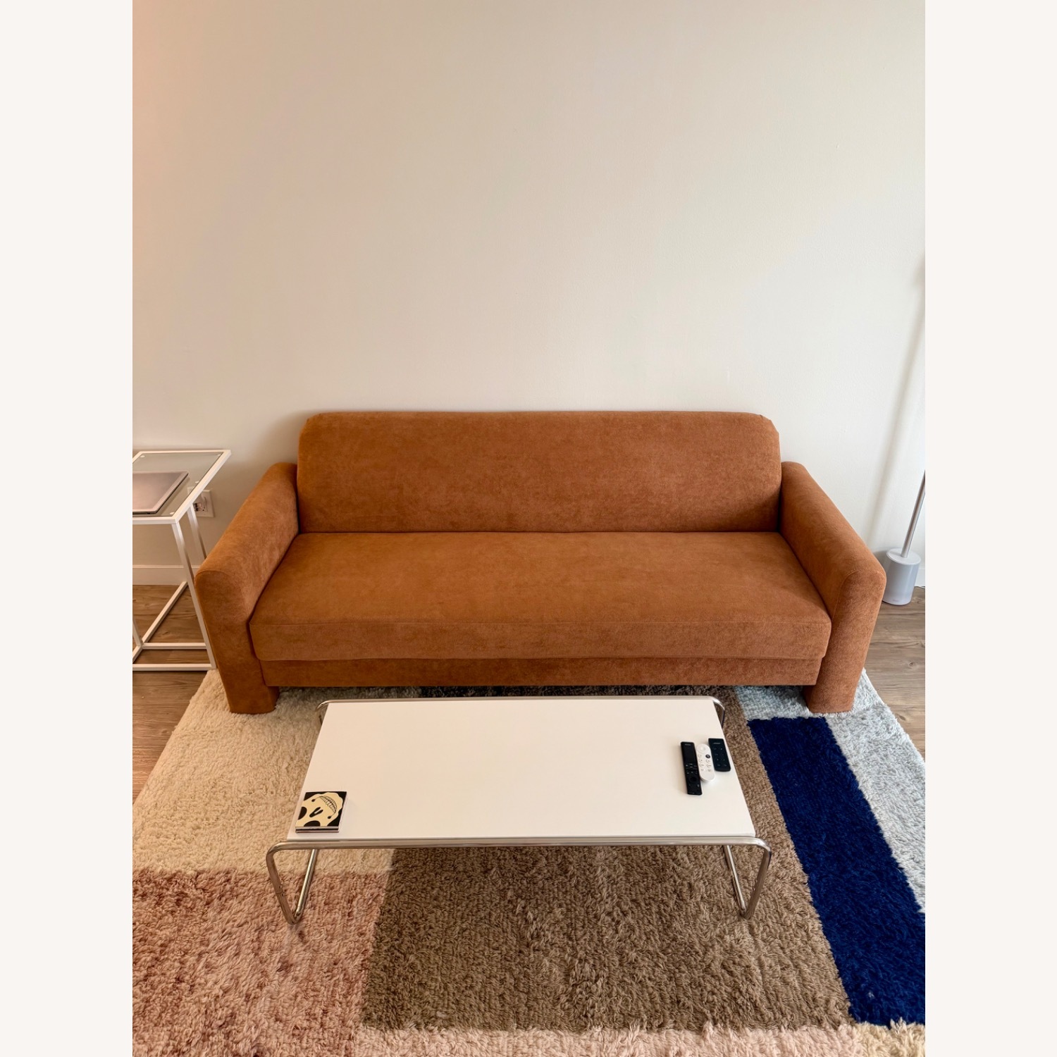 Wayfair Werts Light Brown Fabric 3+ Seater Sofa - image-7