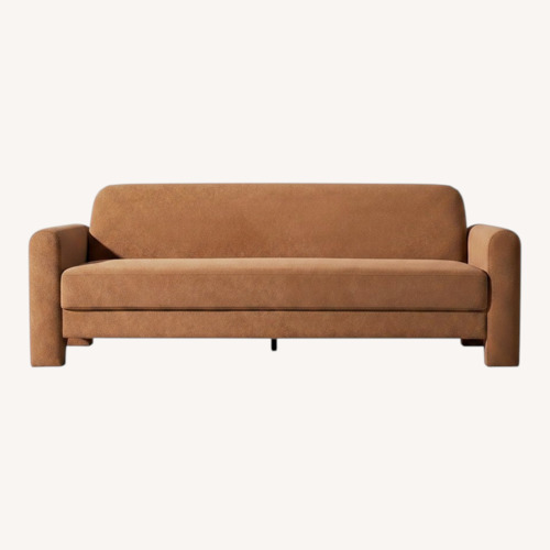 Used Wayfair Werts Light Brown Fabric 3+ Seater Sofa for sale on AptDeco