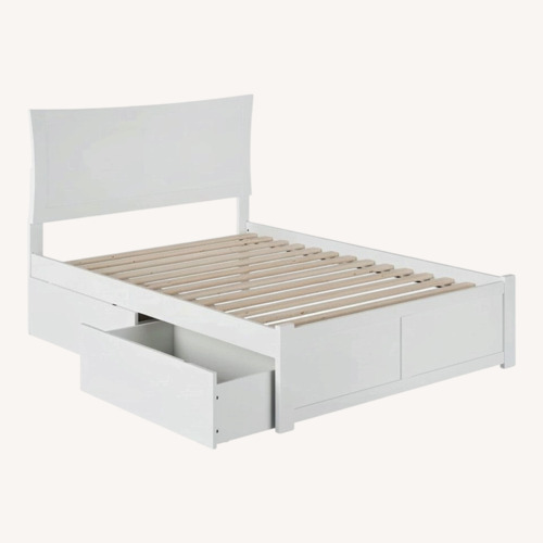 Used Wayfair Flagg Solid Wood Storage Platform Bed for sale on AptDeco
