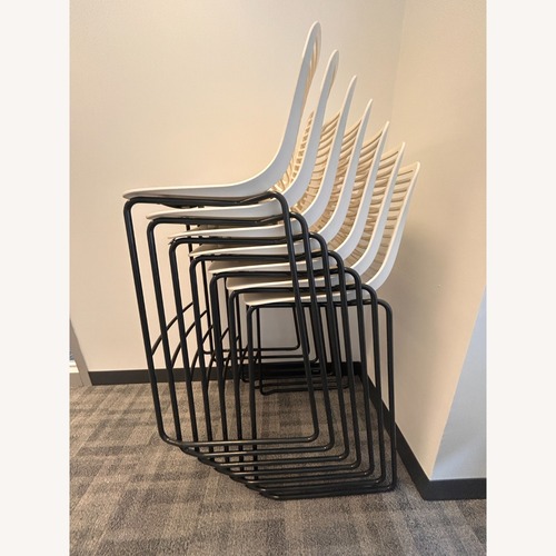 Used Casprini White Metal Stools for sale on AptDeco