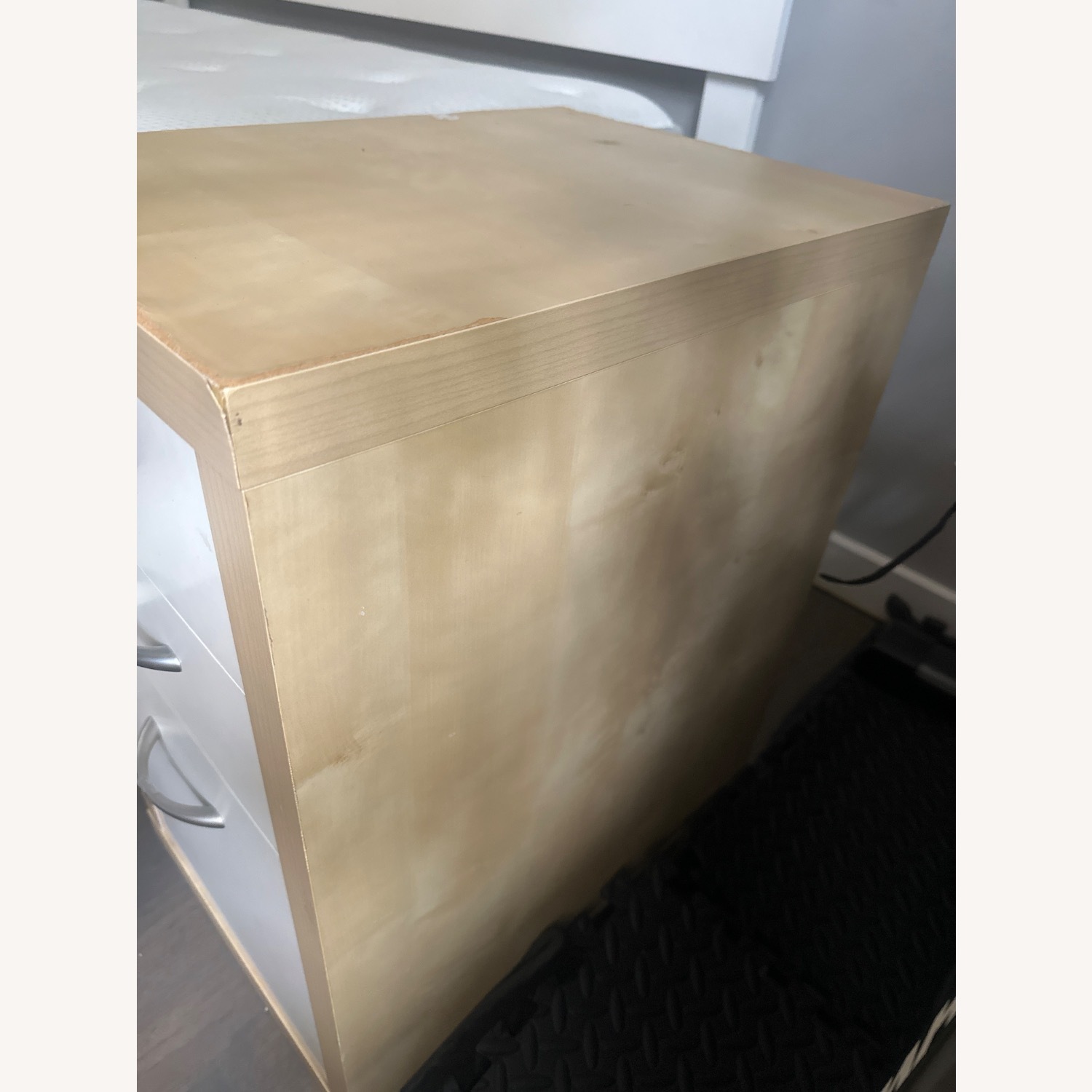 IKEA MIKAEL Beech & White 3-Drawer Filing Cabinet - image-3