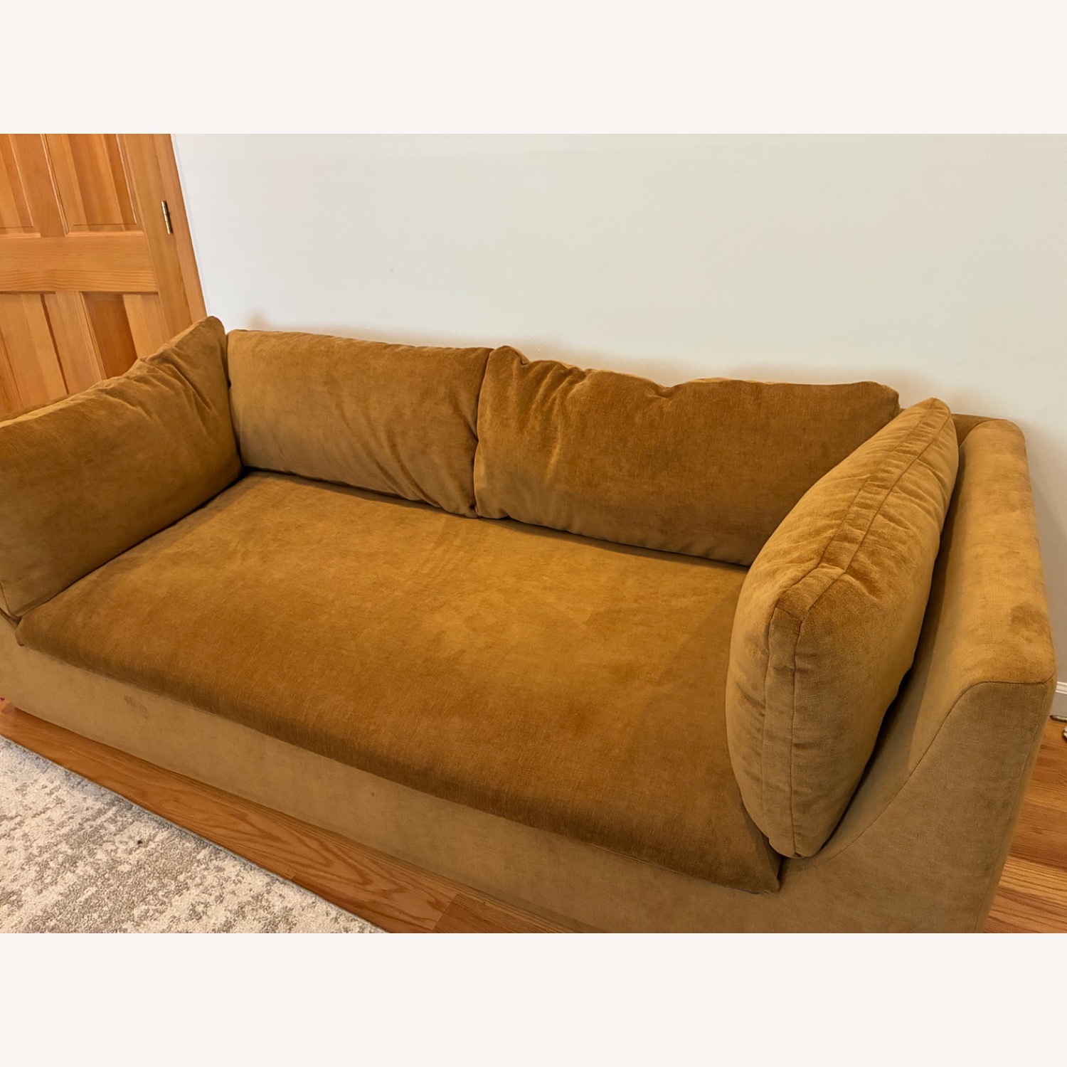 West Elm Loring Velvet Sofa - image-1