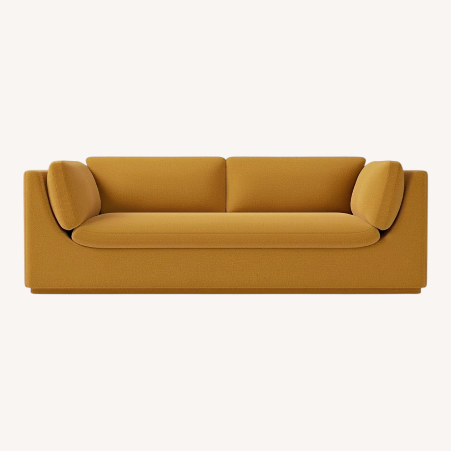 West Elm Loring Velvet Sofa - image-0