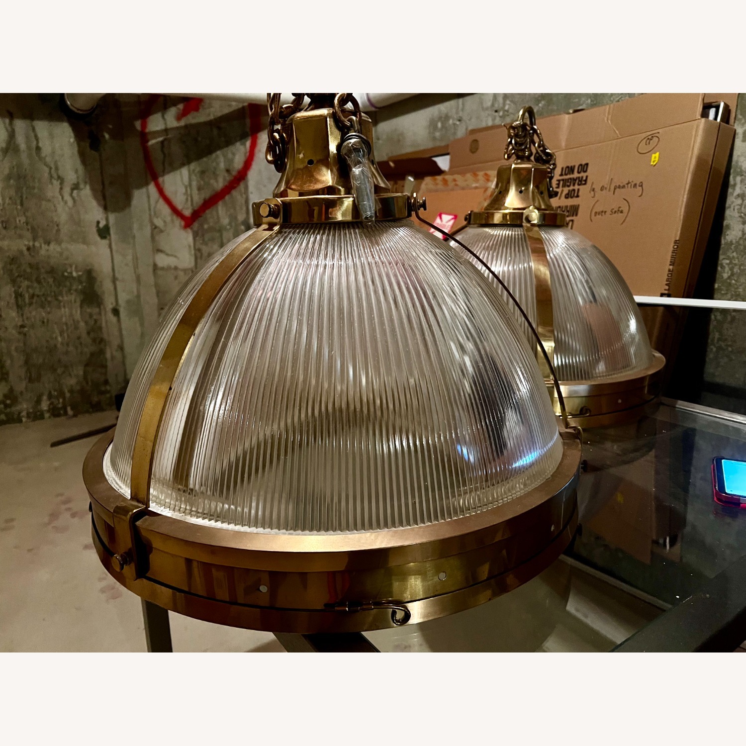 Ann-Morris Full Frame Holophane Lamps (2) - image-2