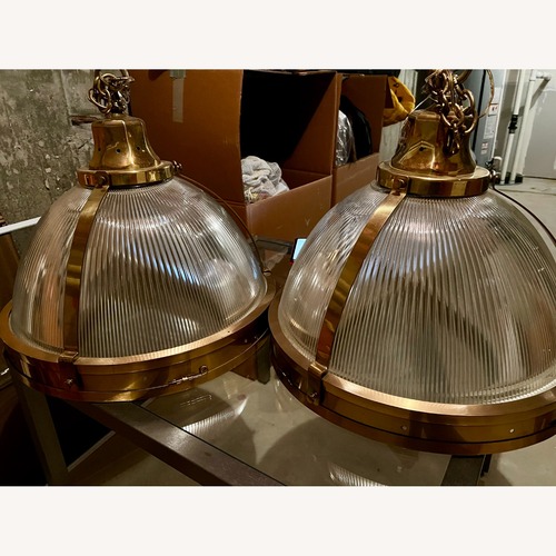 Used Ann-Morris Full Frame Holophane Lamps (2) for sale on AptDeco