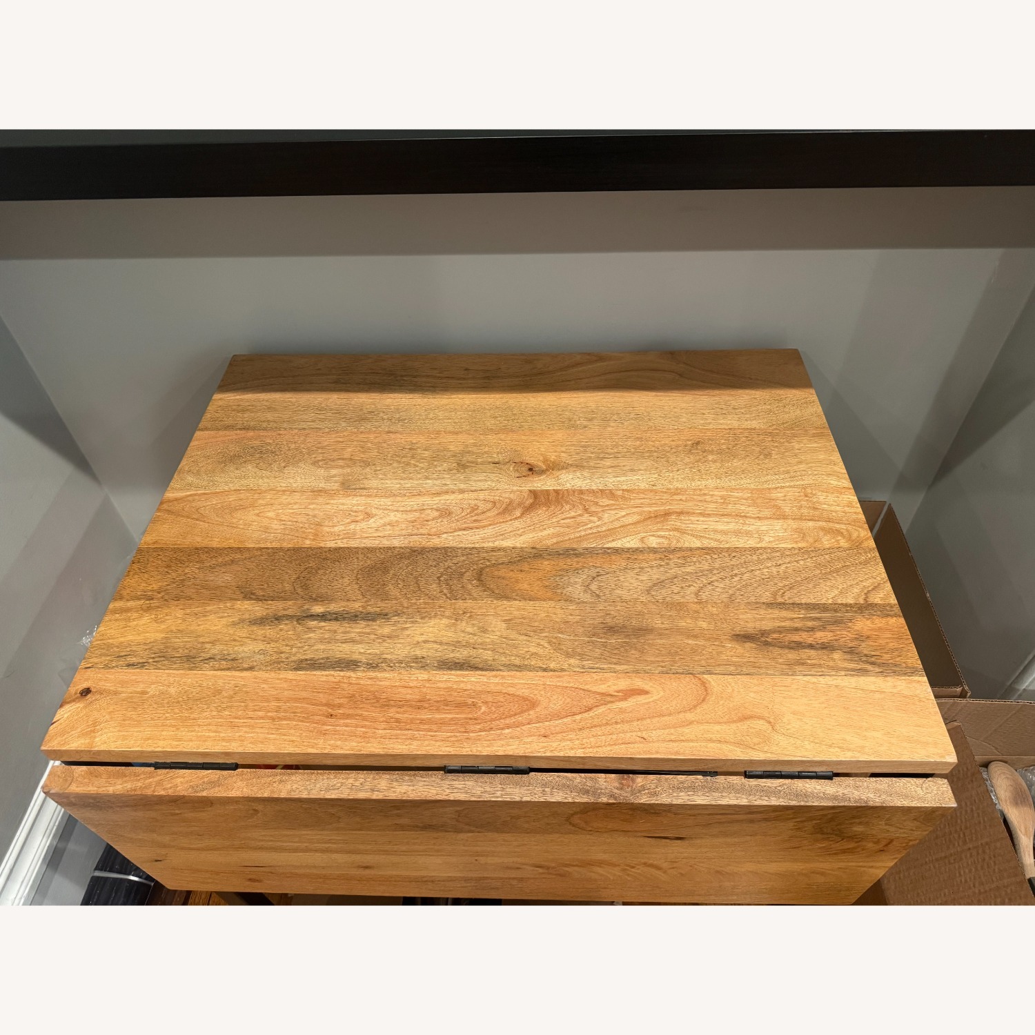 West Elm Box Frame Drop Leaf Extendable Table  - image-2