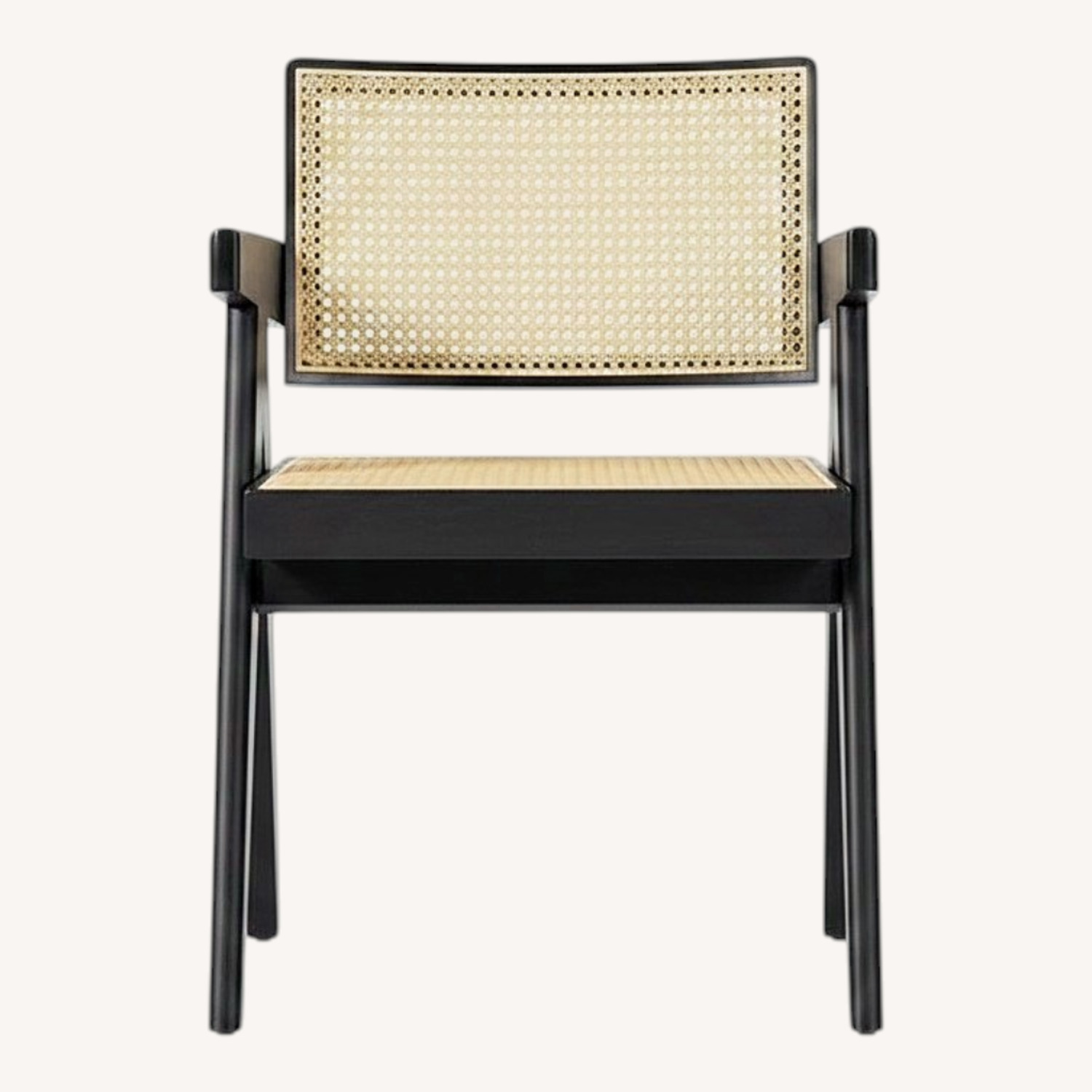Black Rattan Dining Chairs - image-0