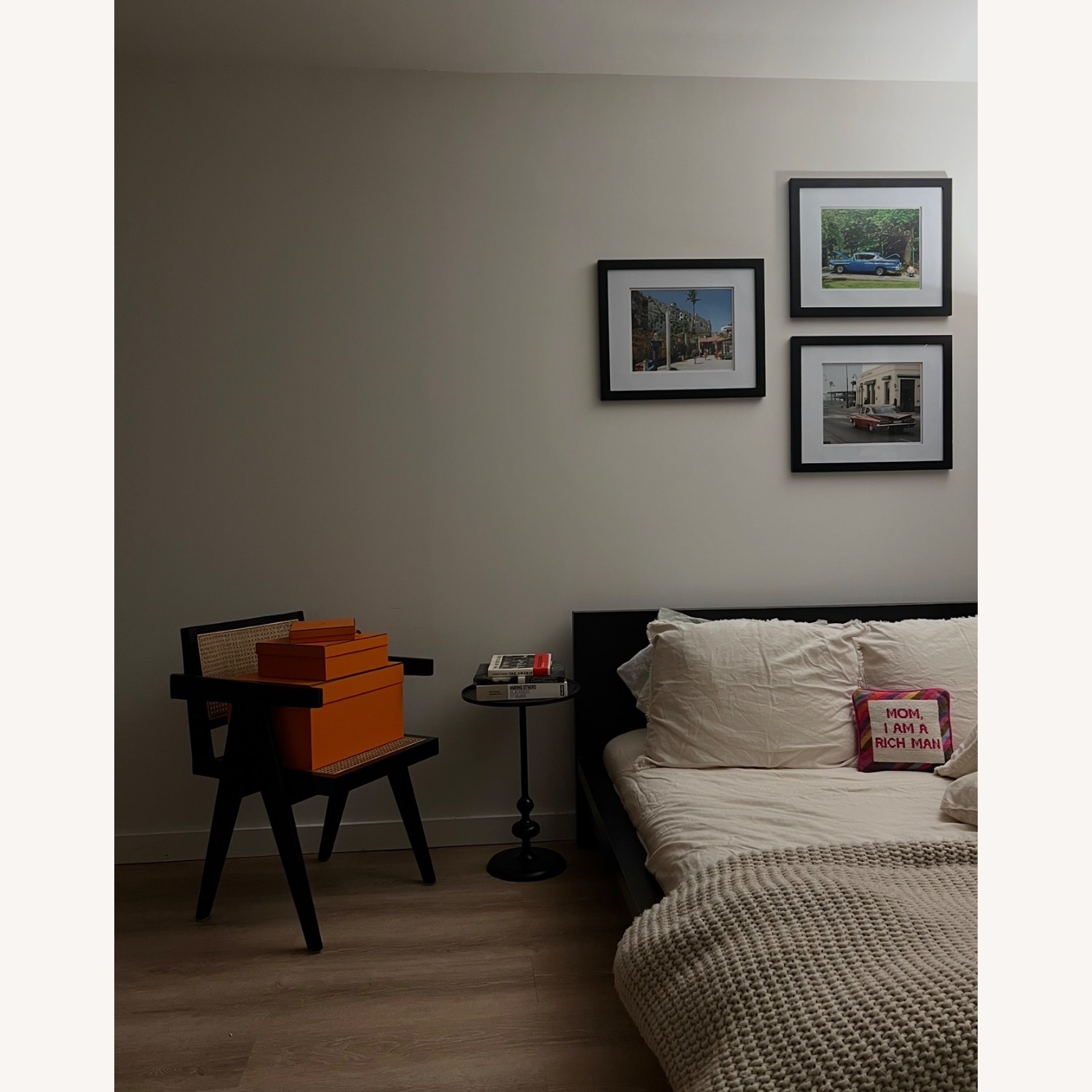 Ikram Design Malm Black Wood Full Bed - image-2