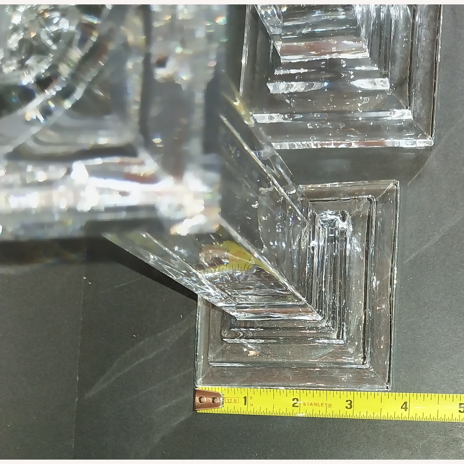 Crystal Candle Holders Multi-Height Set of 3  - image-11