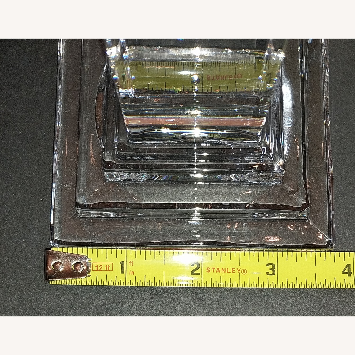Crystal Candle Holders Multi-Height Set of 3  - image-10