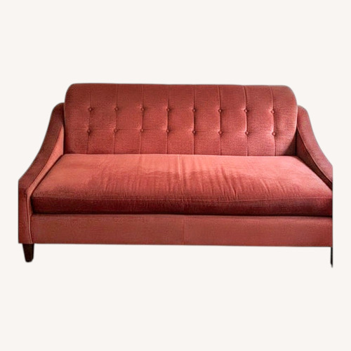 Used Article Red Fabric 3+ Seater Sofa for sale on AptDeco