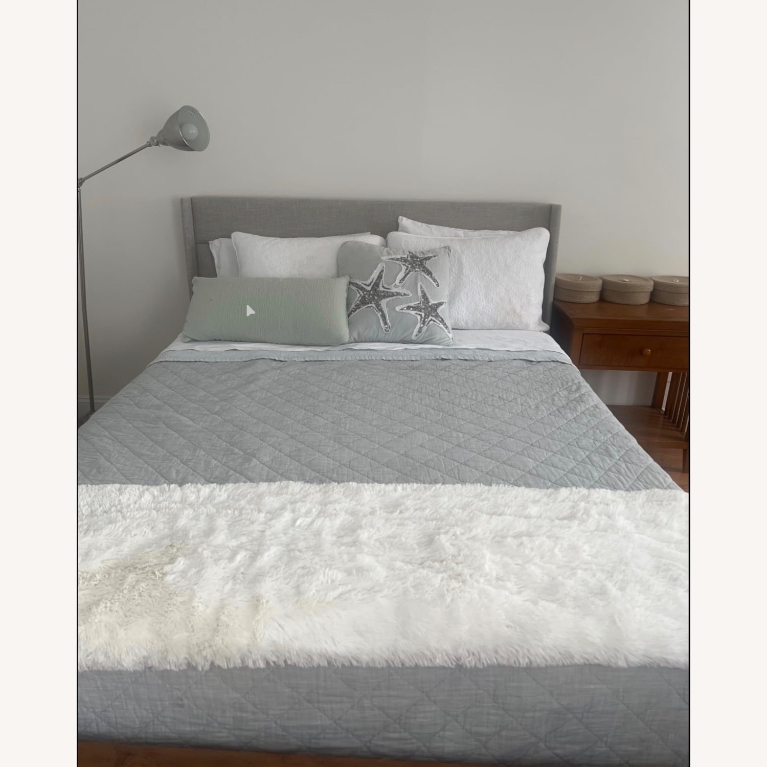 Light Gray Full Bed - image-1