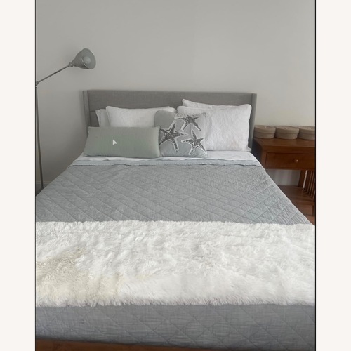 Used Light Gray Full Bed for sale on AptDeco