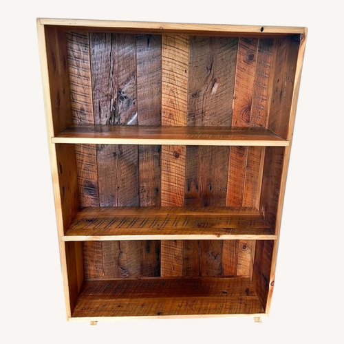 Used Dark Brown Wood Bookcase for sale on AptDeco