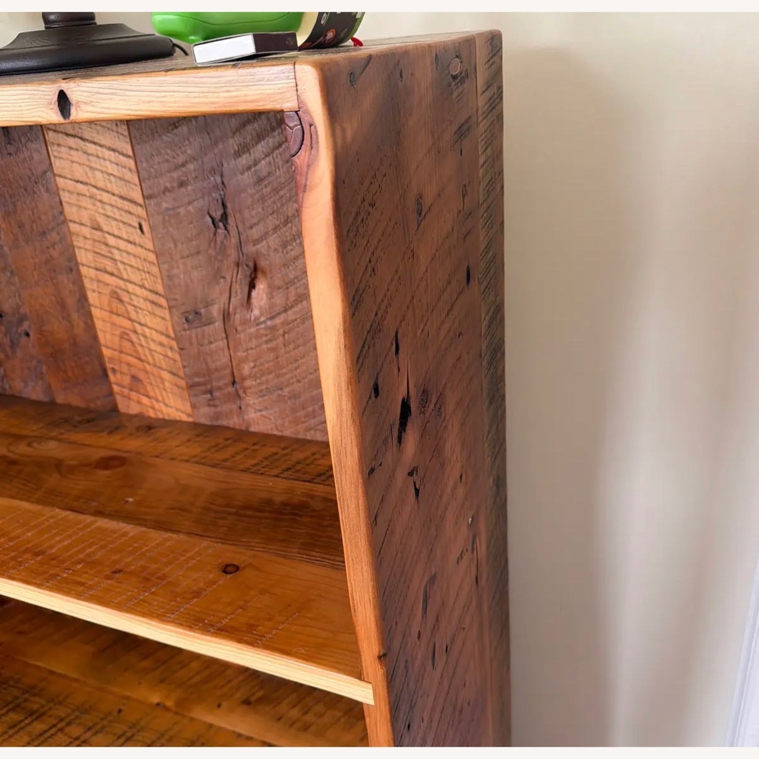 Dark Brown Wood Bookcase - image-4