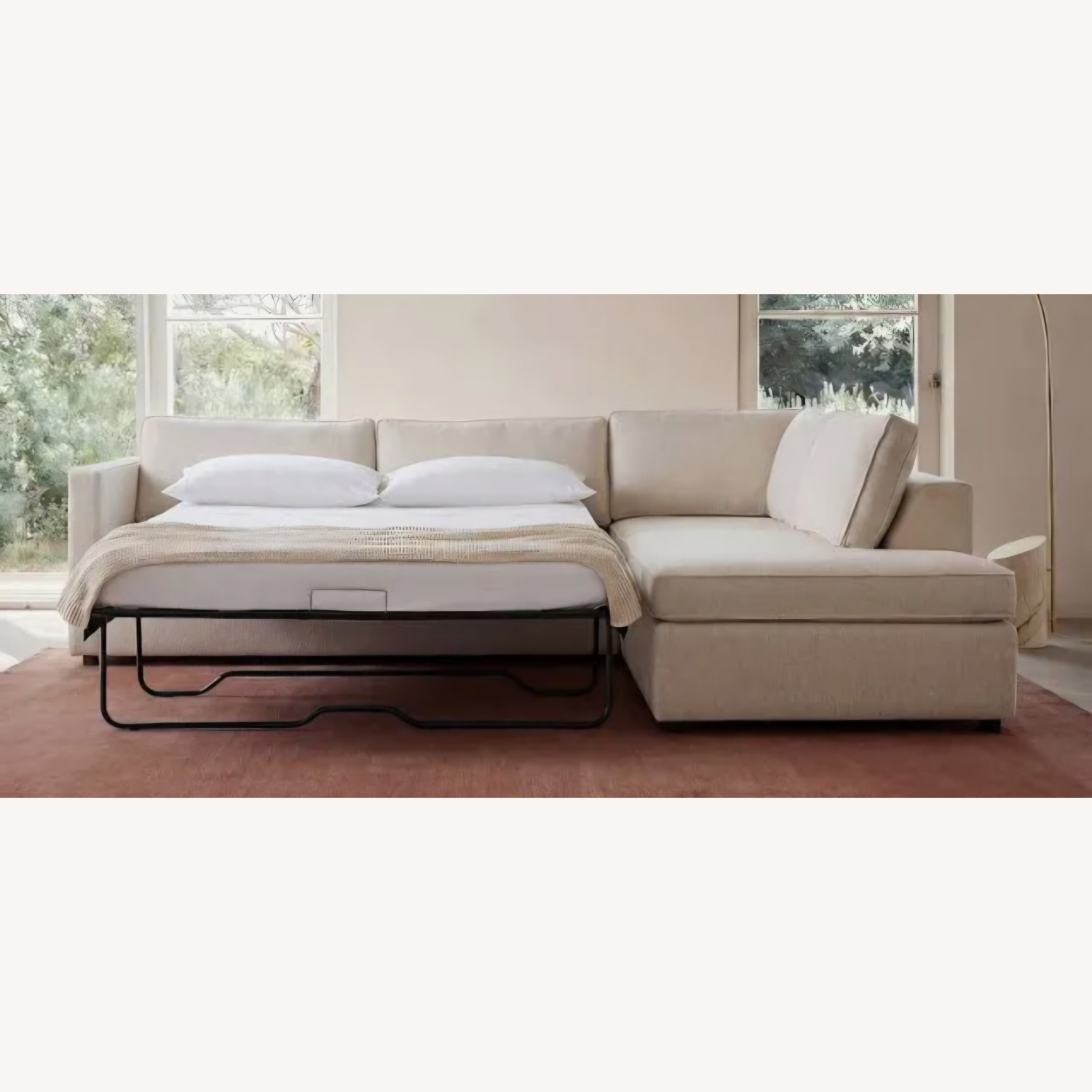 West Elm Harris Sectional Sleeper Sofa  - image-4