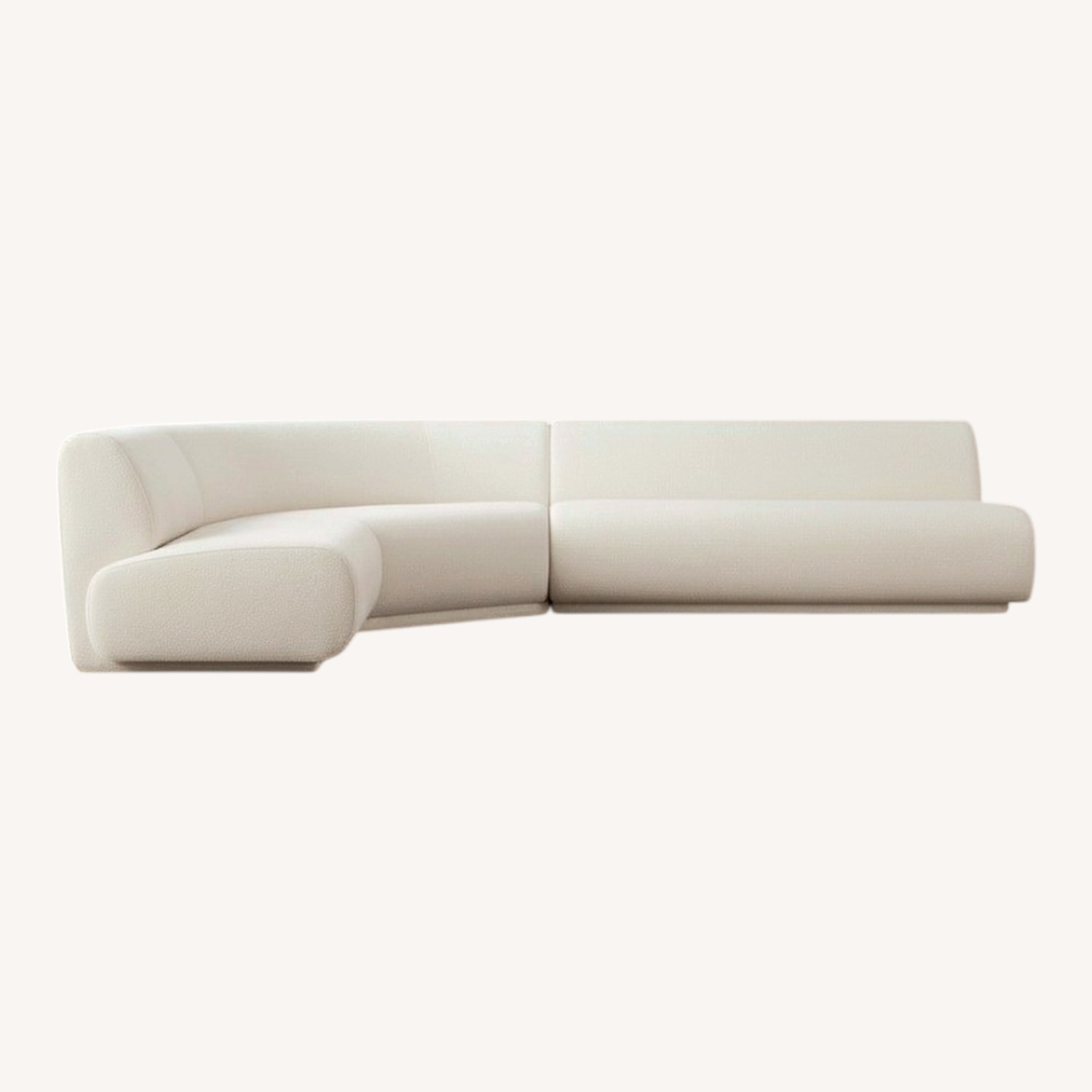 Arhaus Gianni White Fabric 3+ Piece Sectional - image-0
