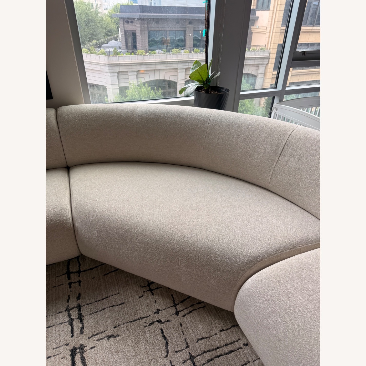 Arhaus Gianni White Fabric 3+ Piece Sectional - image-2