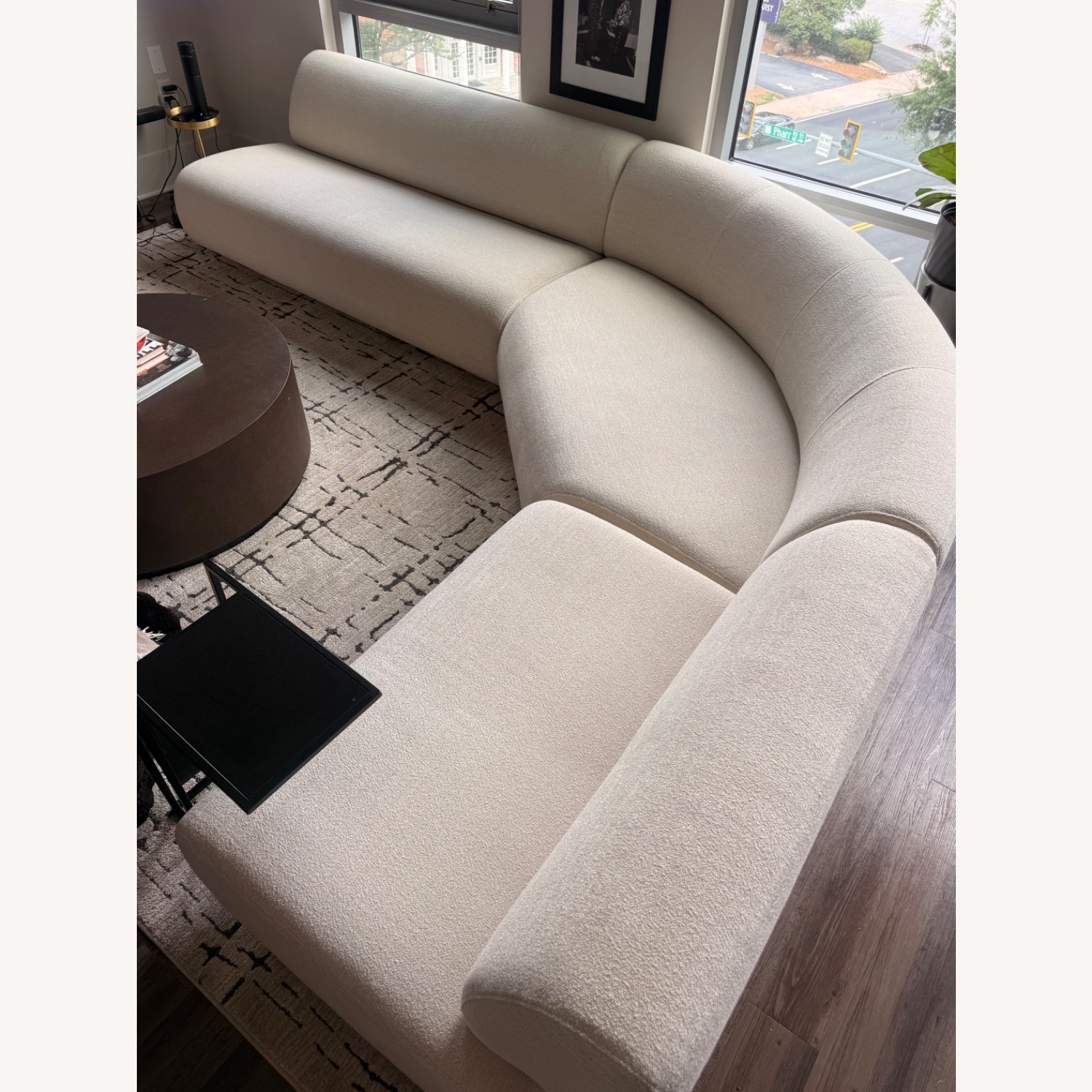 Arhaus Gianni White Fabric 3+ Piece Sectional - image-1