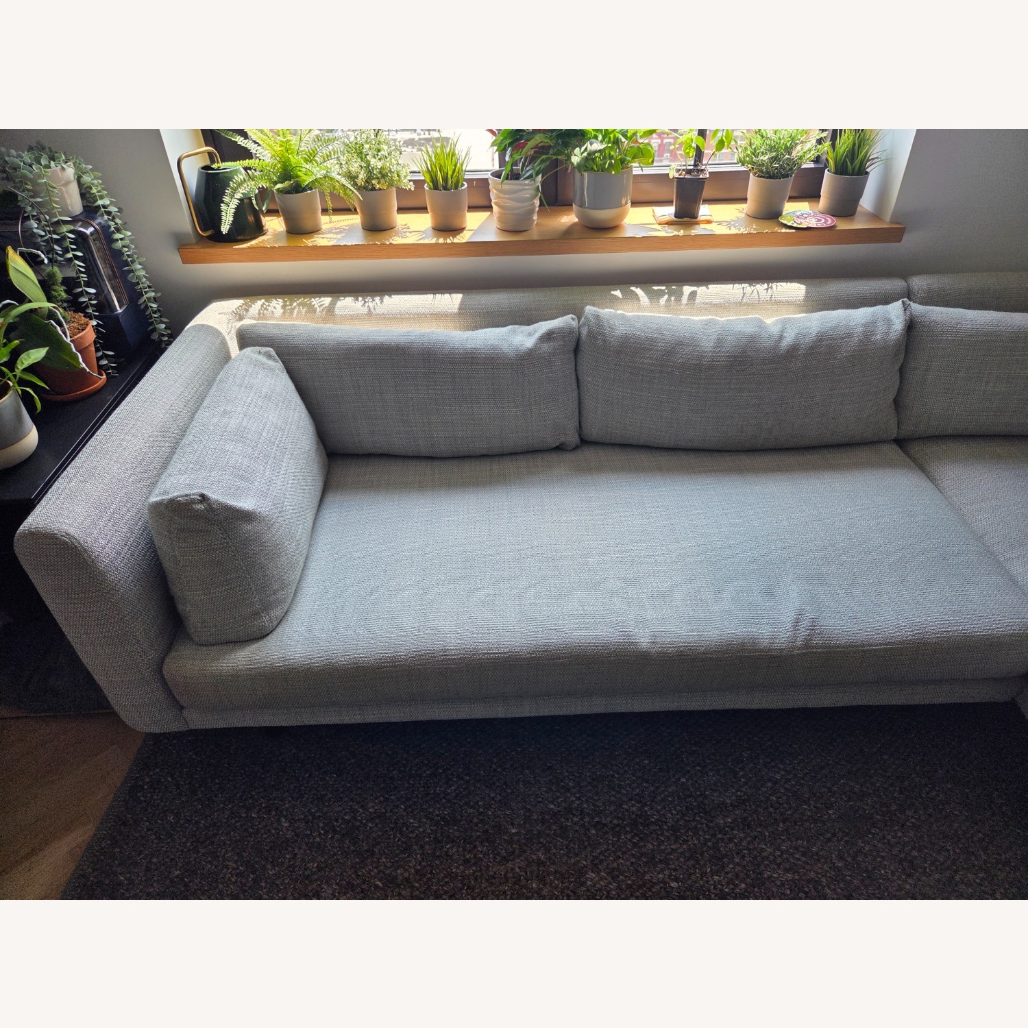 Article Lappi Light Gray Fabric 2 Piece Sectional - image-6