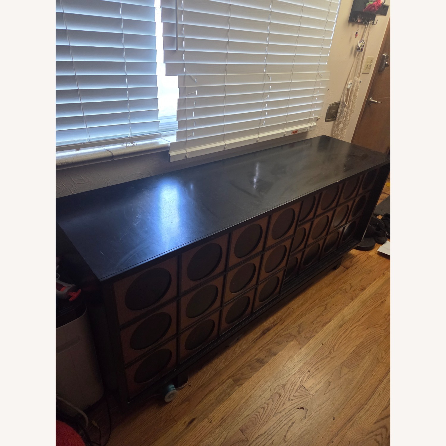 Vintage/Antique Dark Brown Sideboard - image-1