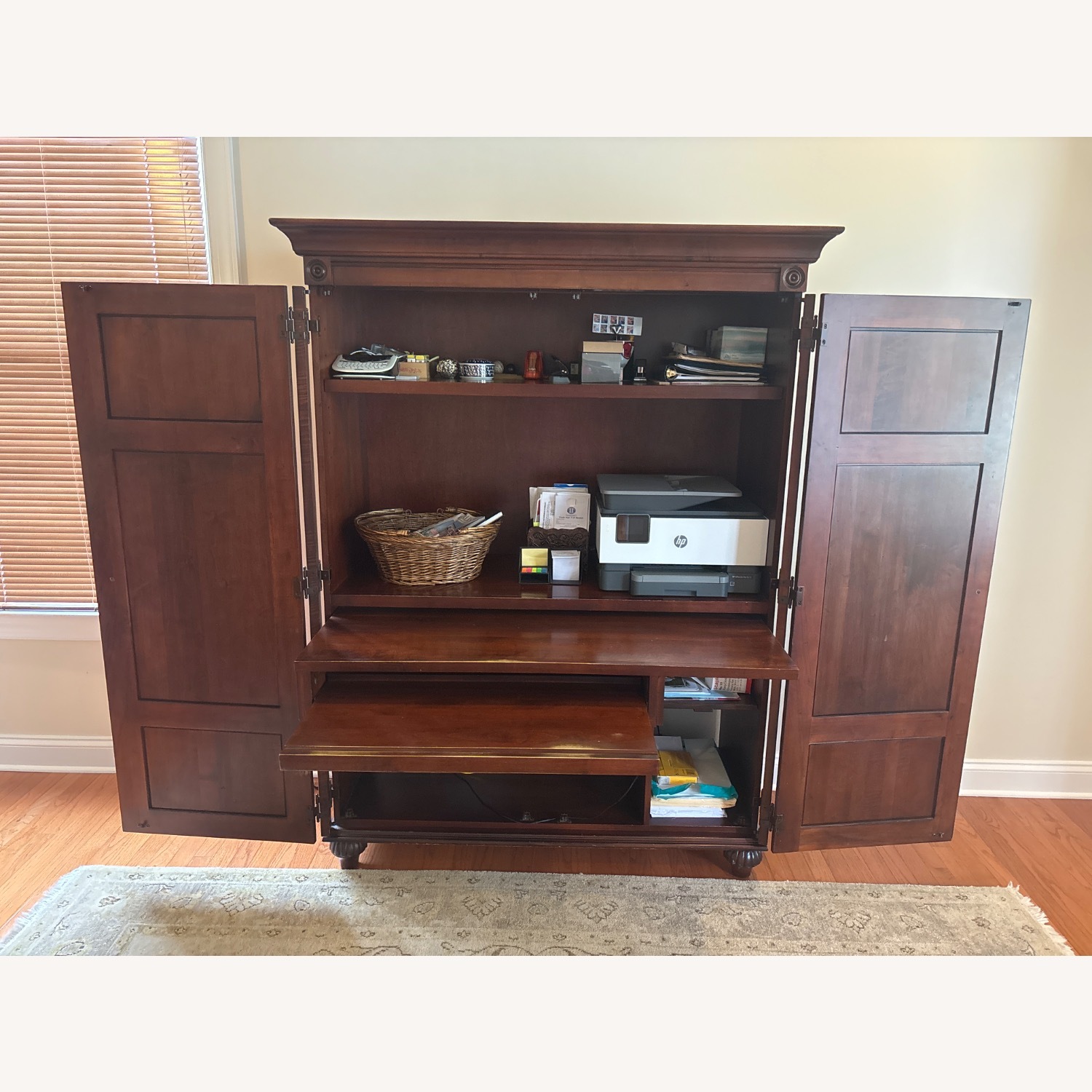 Ethan Allen Desk Armoire - image-2