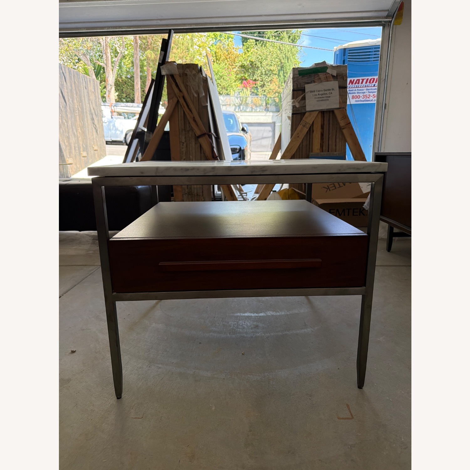 Mitchel Gold + Bob Williams Tribeca 1 Drawer Side Table - image-1