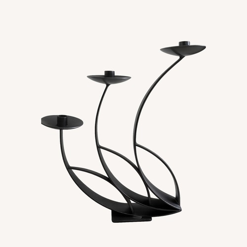Used Vintage 3-Tier Metal Candelabra by Gadi Efrat for sale on AptDeco
