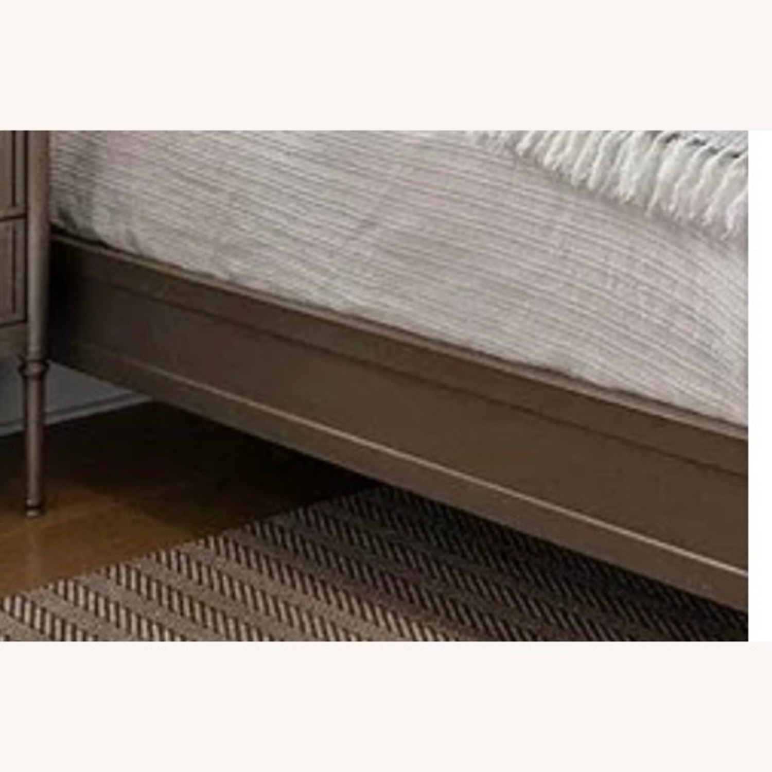 Restoration Hardware Maison Fabric Panel Grey Oak Queen Bed - image-19
