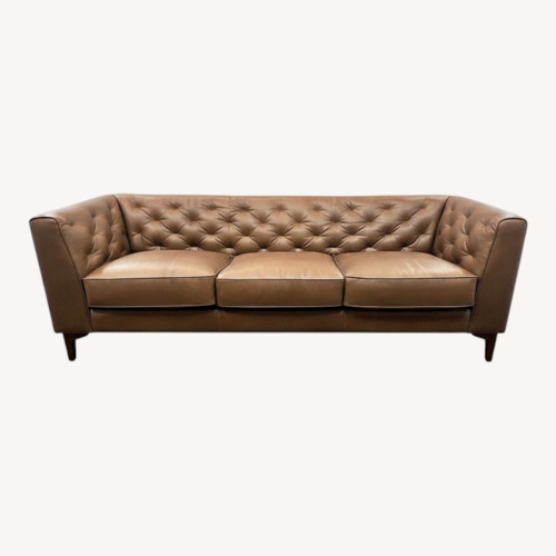 Used Poly and Bark Essex Leather Sofa for sale on AptDeco