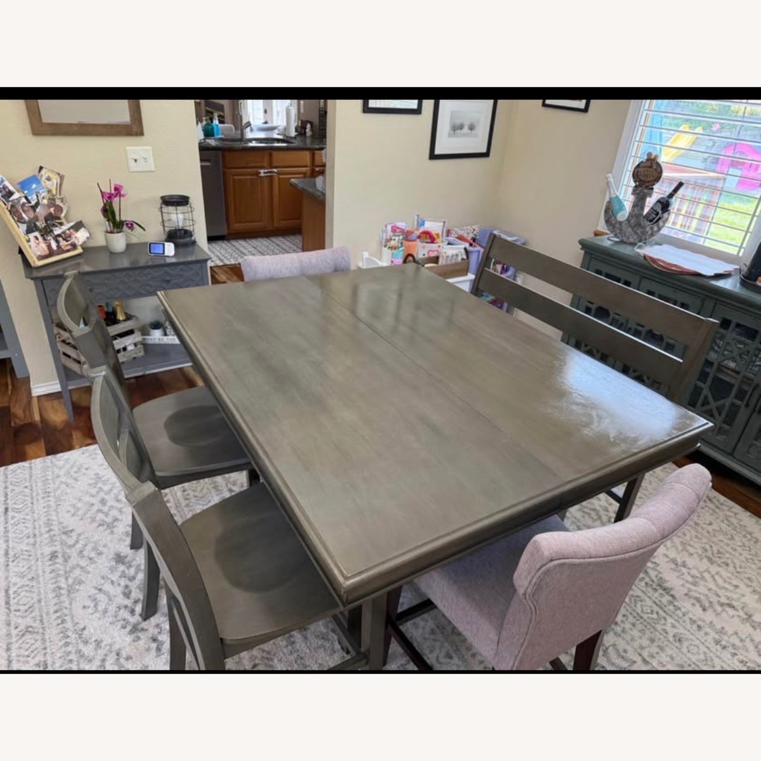Earl Grey 7 Piece Counter Height Dining Set - image-6