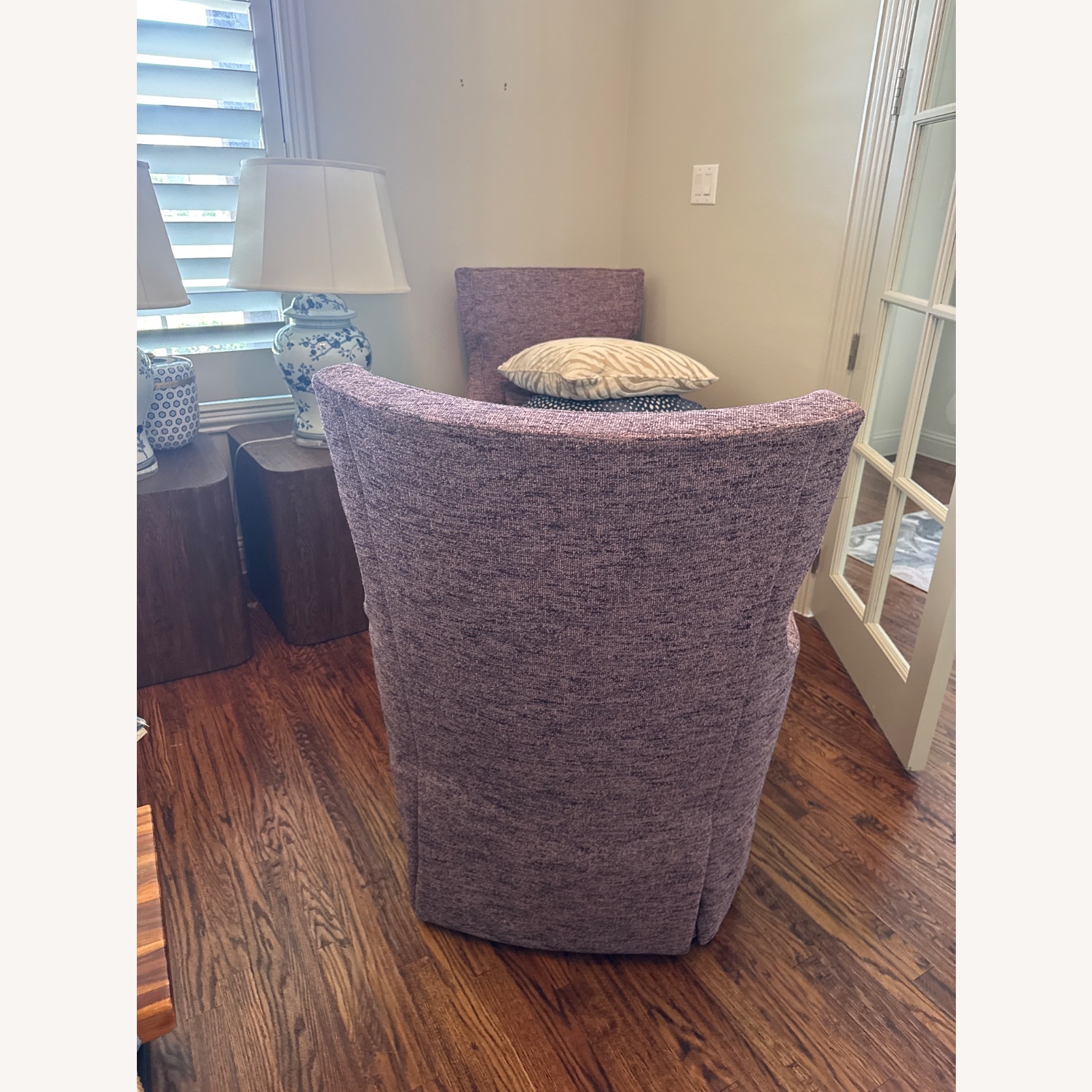 Gabby Homes Purple Fabric Accent Chairs - image-4