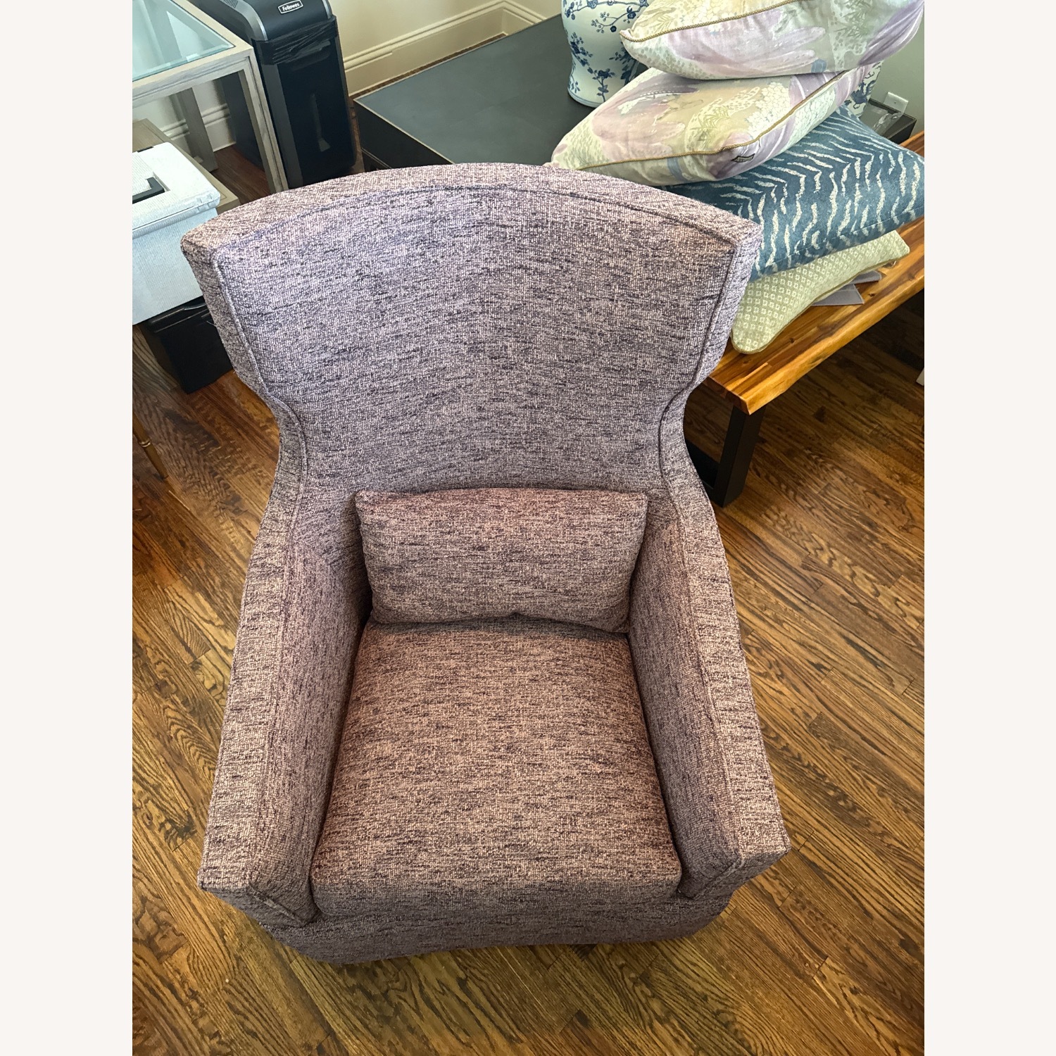 Gabby Homes Purple Fabric Accent Chairs - image-1
