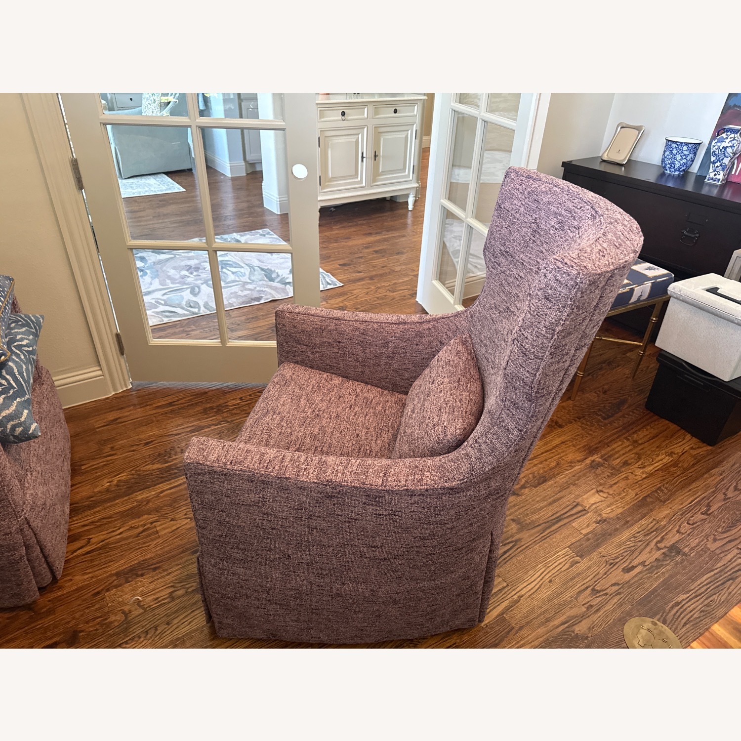 Gabby Homes Purple Fabric Accent Chairs - image-2