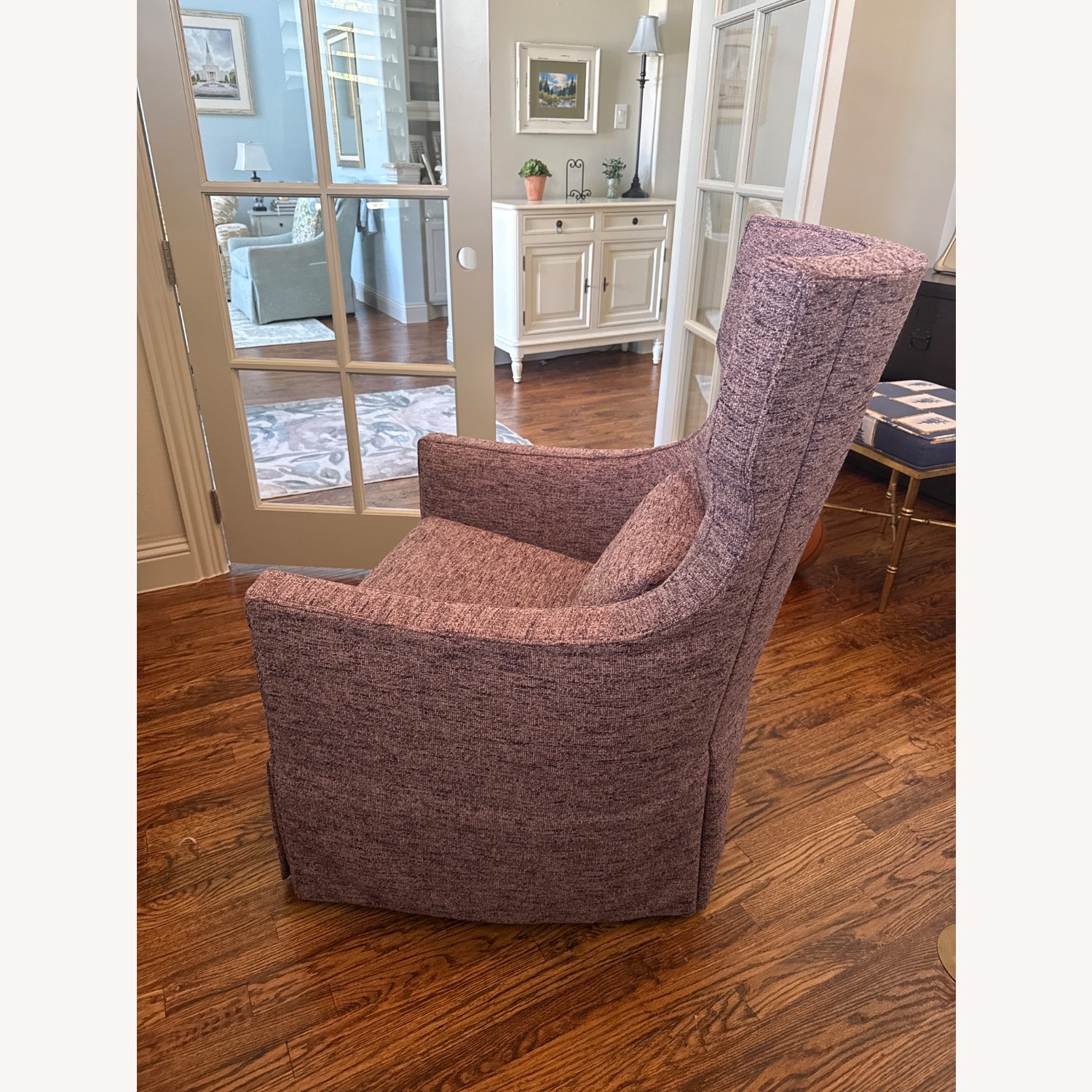 Gabby Homes Purple Fabric Accent Chairs - image-3